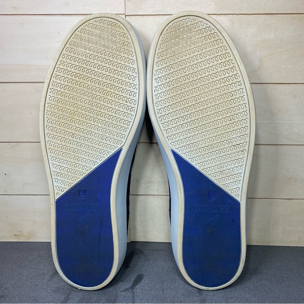 Rothy's The Original Slip-Ons Grey Camo Women's Size 11 Shoes Knit Sneakers - Picture 9 of 11